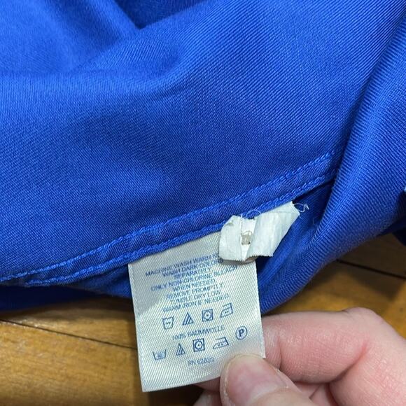 Lands End 3/4 Sleeve Button Up Blouse Size L - Picture 5 of 6